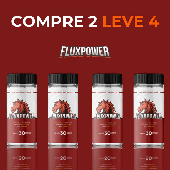 FluxPower 30 Cápsula – Maior Aliado Do Homem + Frete Grátis